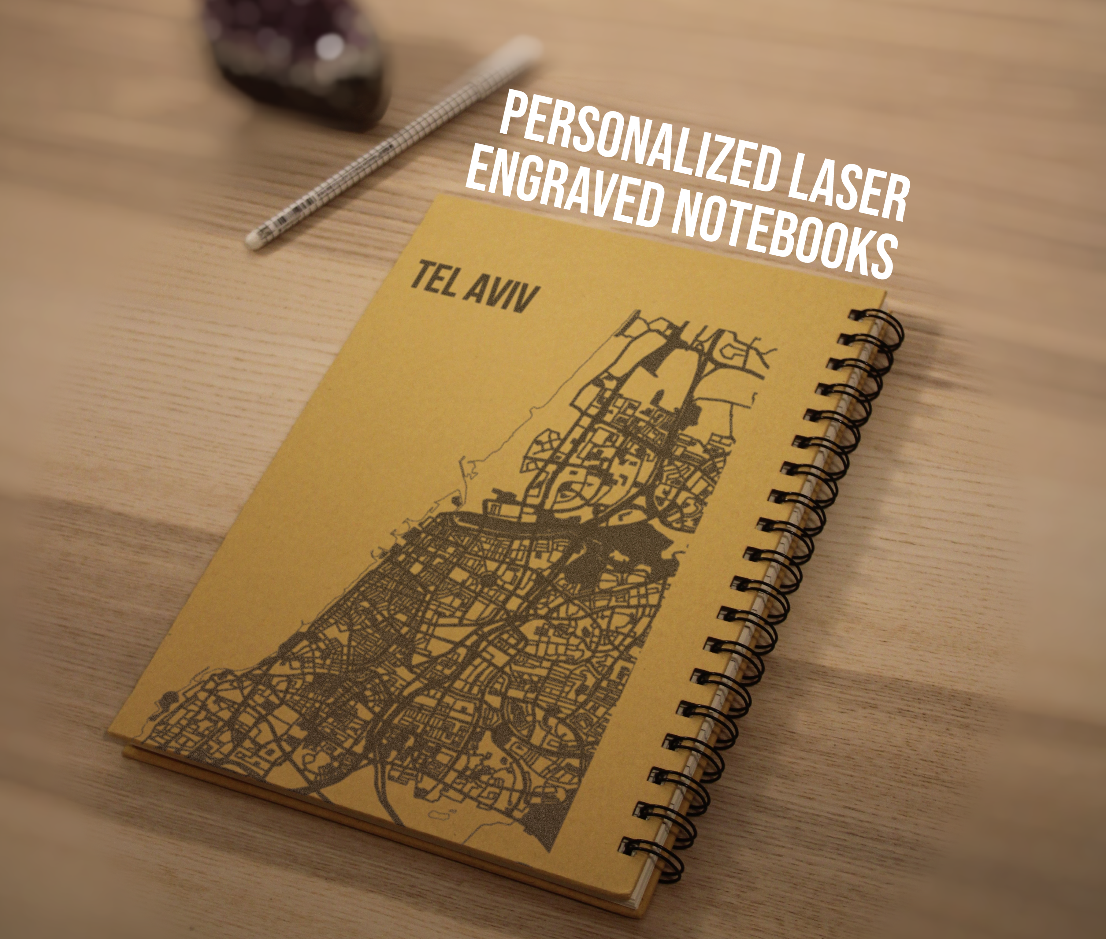 Personalized Laser Engraved Notebooks