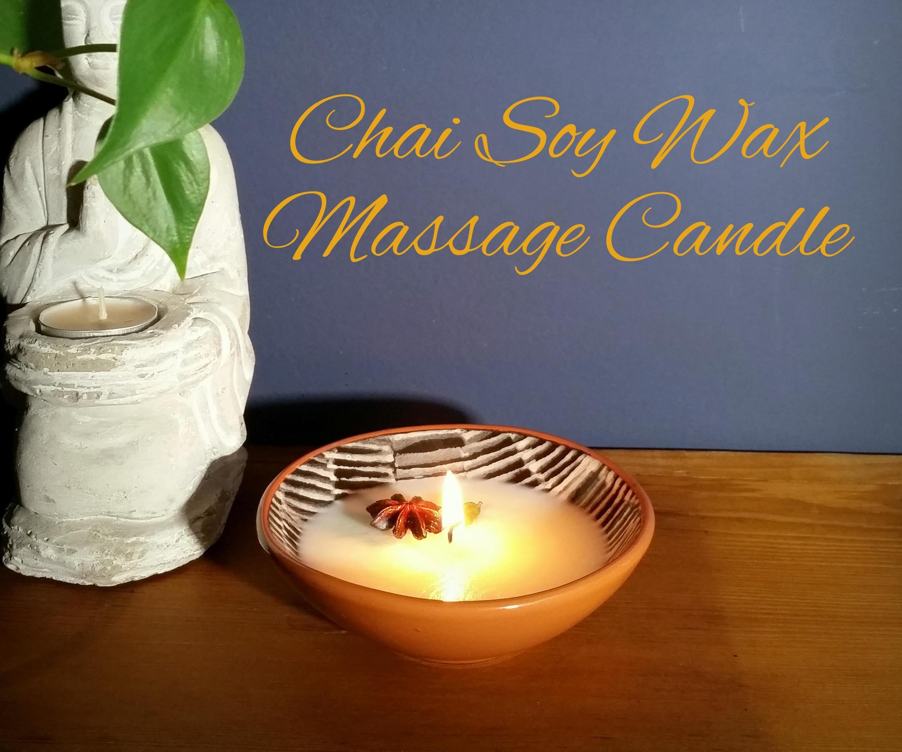 Chai Soy Wax Massage Candle