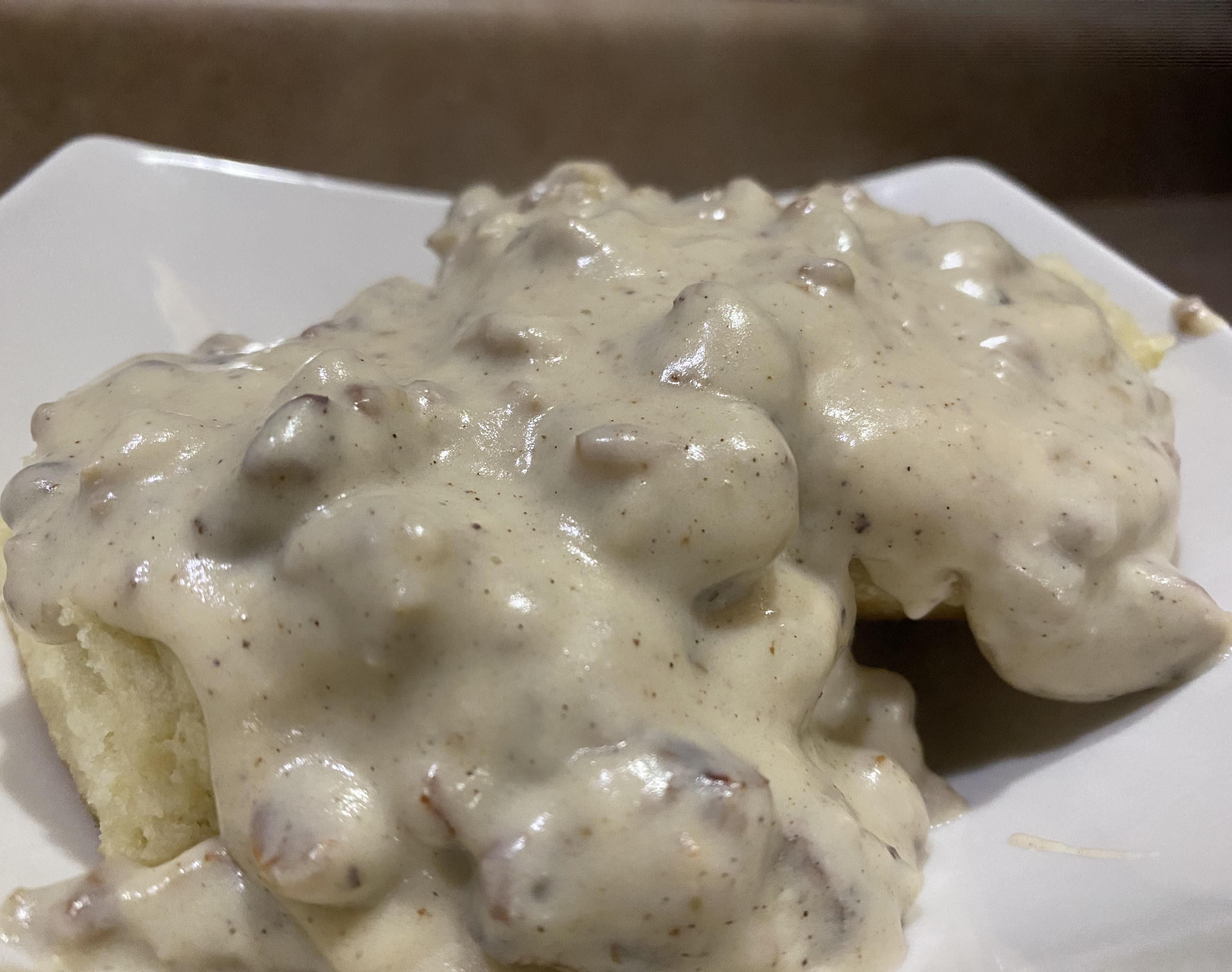 Scratch Biscuits and Gravy