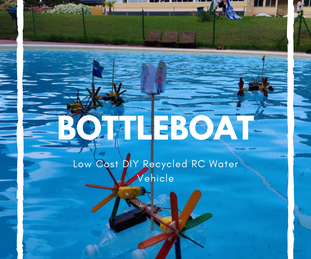 BottleBoat - Low Cost DIY Recycled RC Water Vehicle