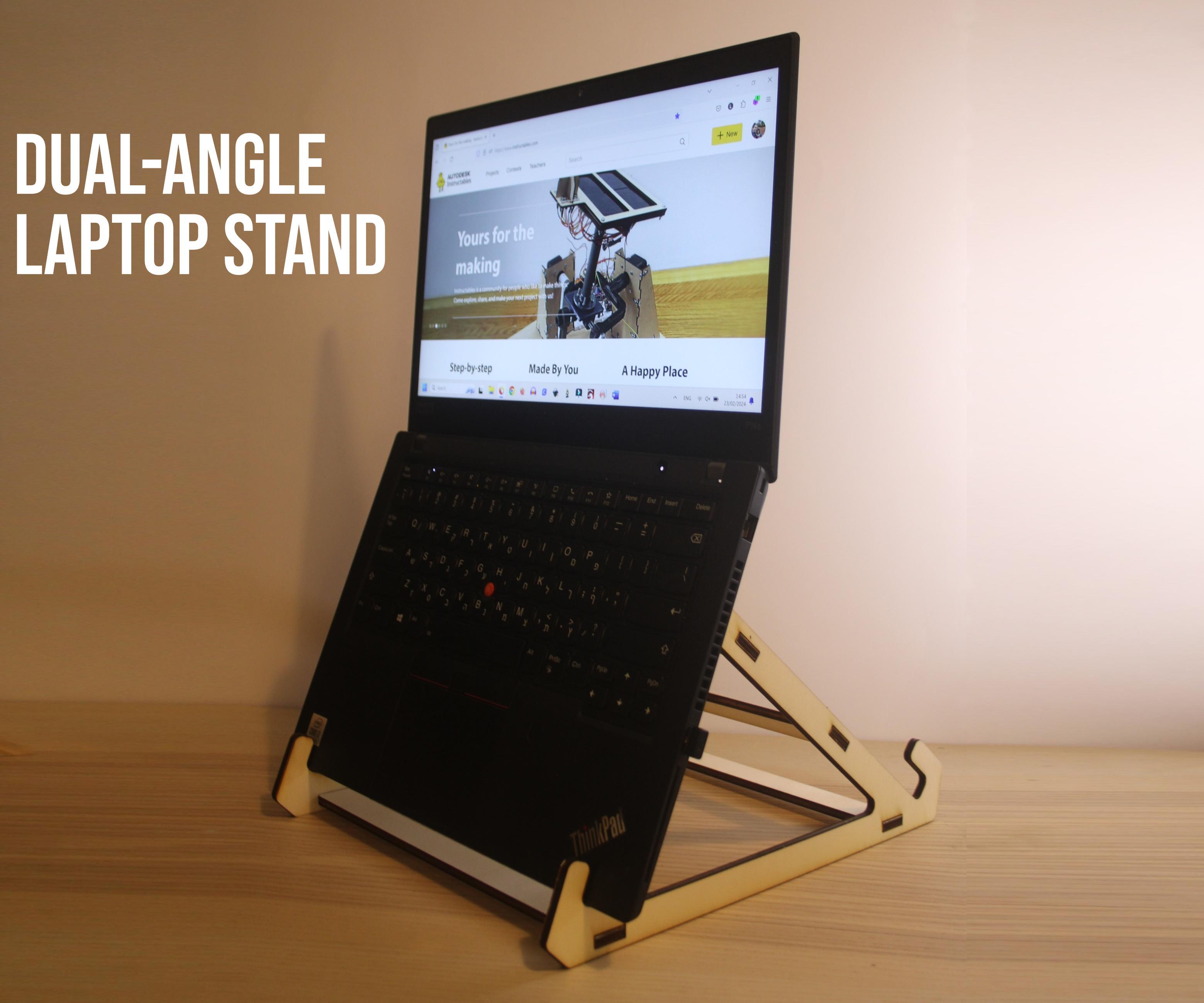 Dual-Angle Laptop Stand