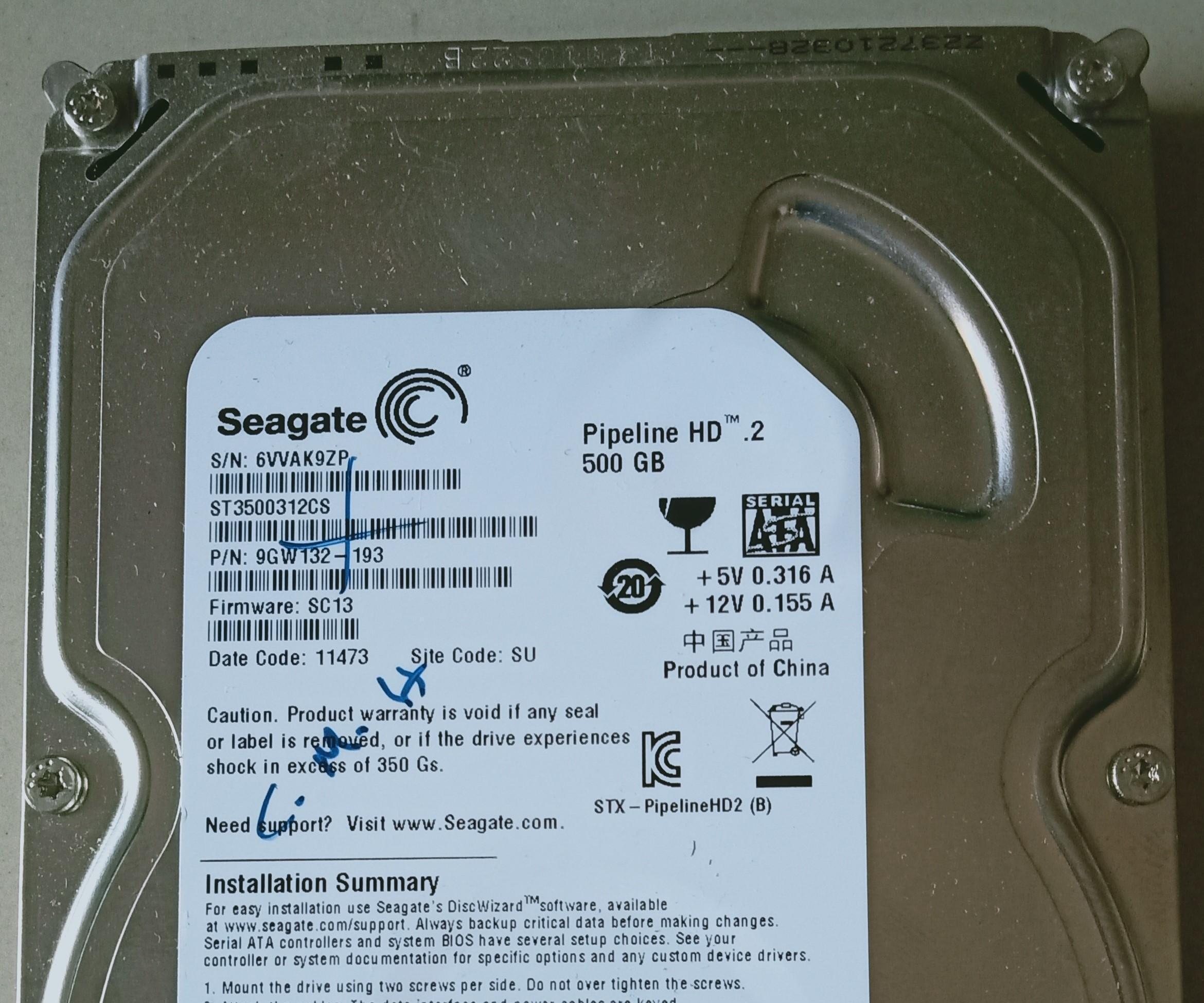 Teardown Seagate SATA Hard Disk Drive