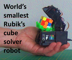 DIY the World's Smallest Rubik's Cube Solver Robot