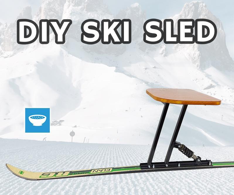 DIY Ski Sled - Plezuh