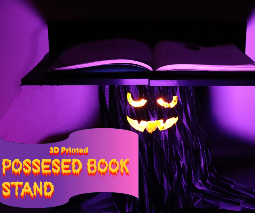 Possessed Halloween Book Stand!
