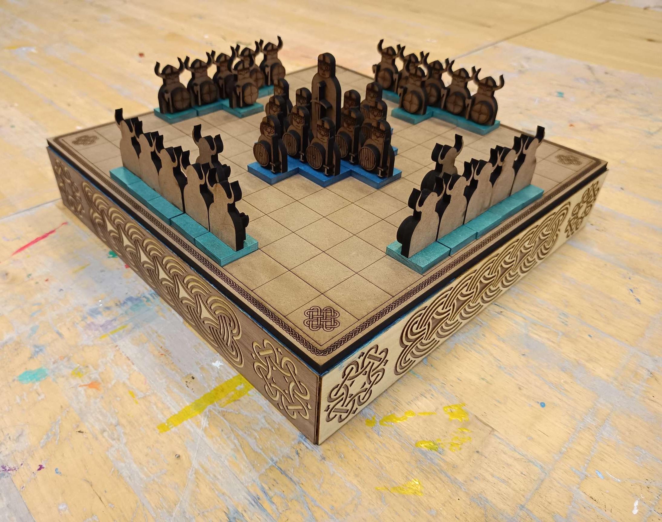 Laser Cut Viking Chess