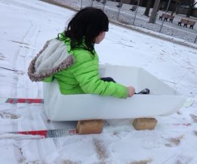 Ski Sled for Young Kids