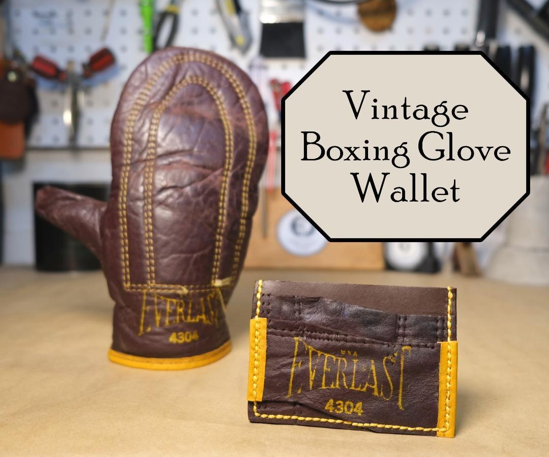 How to Make a Vintage Boxing Glove Wallet