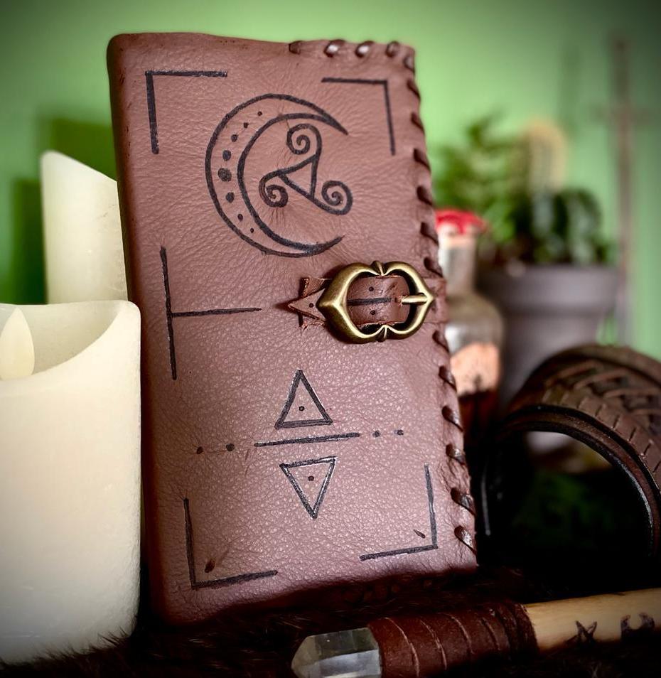 Make an Epic Leather Book Cover With Burned Design