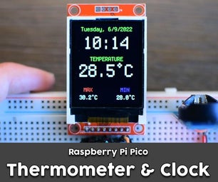 Raspberry Pi Pico Thermometer & Clock