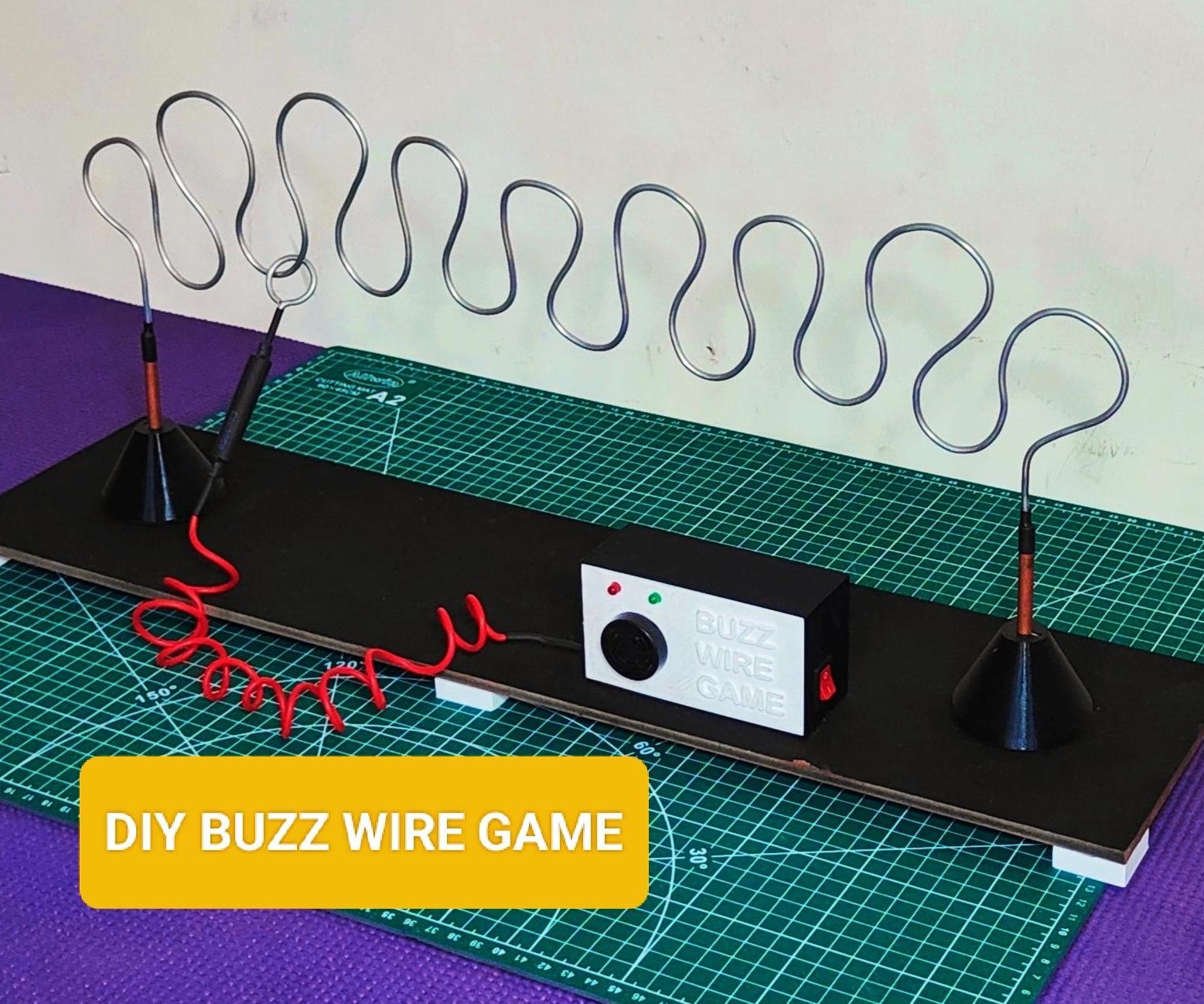 DIY Arduino Controlled Buzz Wire Game