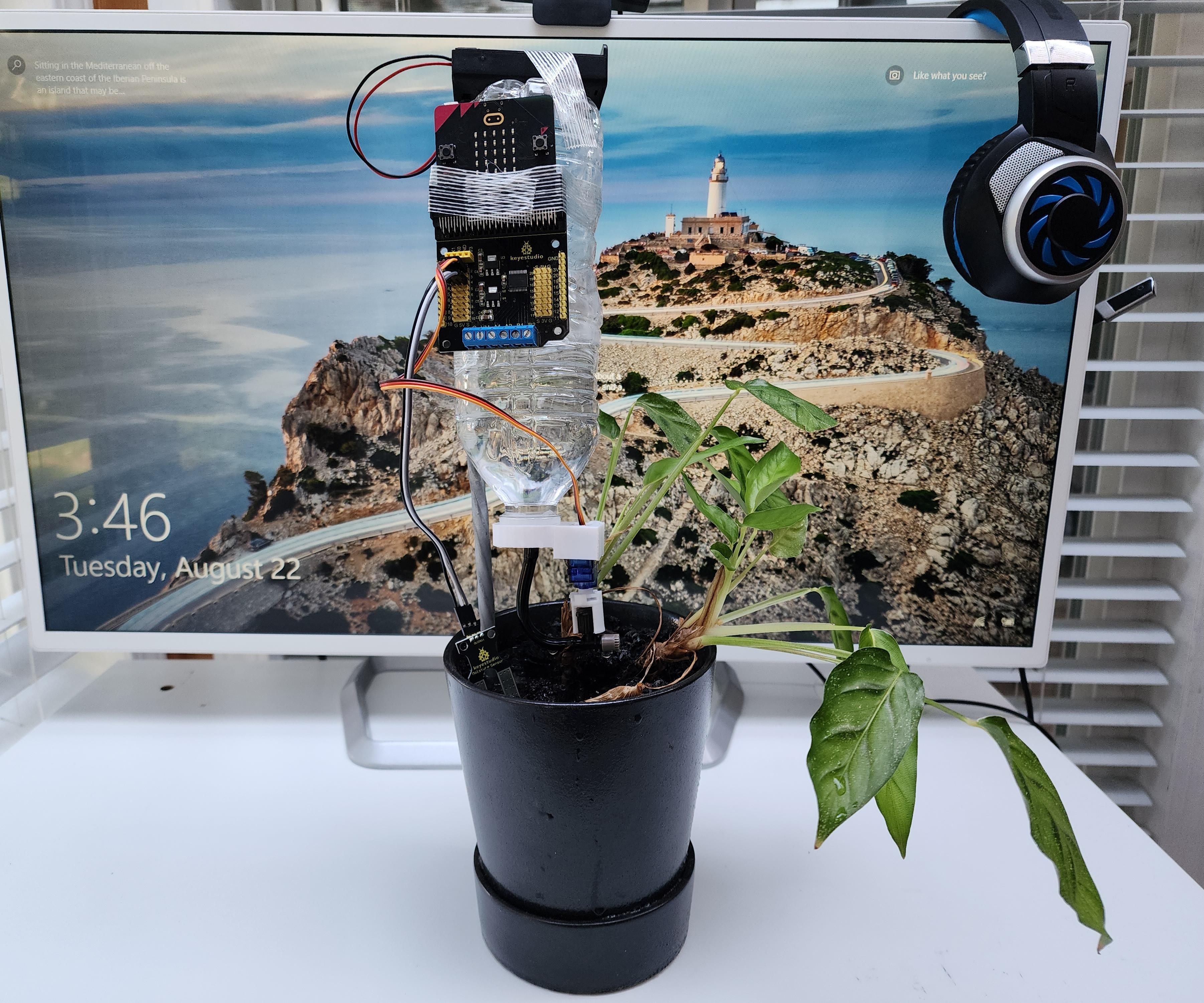 Use Plastic Bottle to Make Automatic Plant Watering System.
