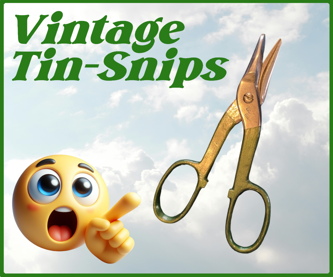 Vintage Tin Snips Restoration