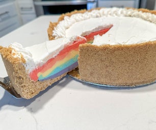 Surprise Rainbow Pie
