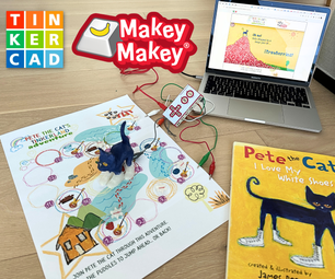 Celebrate Colors With Pete the Cat's Board Game With Tinkercad and Makey Makey