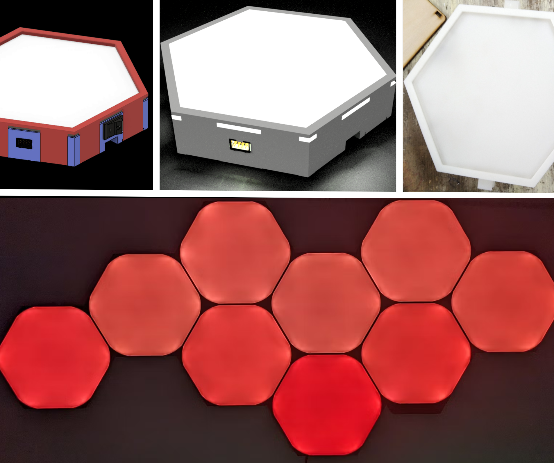 Hexagonal Lamp (Make Your Own Product)