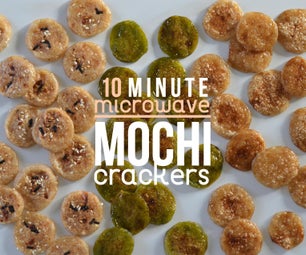 10-Minute Microwave Mochi Crackers From Scratch